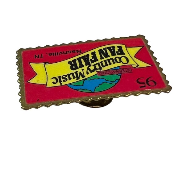 International Country Music Fan Fair Pin Nashville TN 1995 Collectable Hat Lapel - Picture 7 of 8